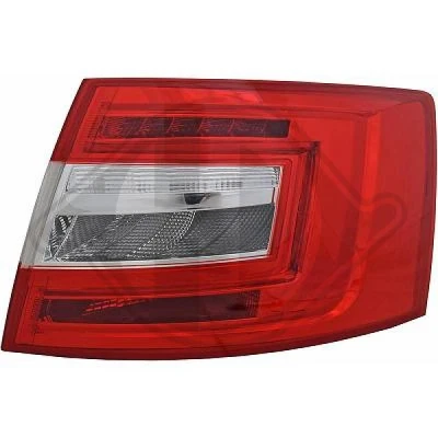 Kuva DIEDERICHS 7832190 Takavalot Oikea LED, PY21W, P21W, H21W SKODA: Octavia 3 Schrägheck