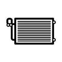 Kuva NRF 350695 Ilmastoinnin Lauhdutin Vedenerottimella, Tiivisterenkaalla 15,5mm 10,1mm 515mm R1234yf