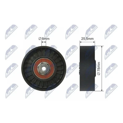Kuva Ohjainrulla, moniurahihna AUDI, FORD, SEAT, VW OE 028 145 278 A, E,
