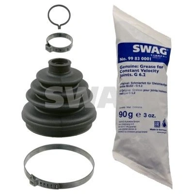 Kuva SWAG 40 83 0002 Paljekumisarja, Vetoakseli Etuakseli, Pyörän puoli Kumi OPEL: Vectra A Sedan