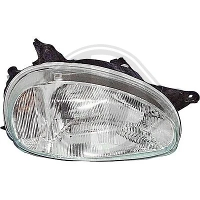 Kuva DIEDERICHS 1812082 Ajovaloumpio Oikea H4 OPEL: Corsa B Hatchback