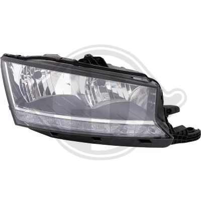 Kuva DIEDERICHS 7807182 Ajovaloumpio Oikea H7/H7 Oikeanpuoleiselle liikenteelle SKODA: Fabia III Hatchback, Farmari