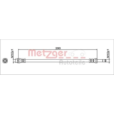 Kuva METZGER 4112057 Jarruletku Taka akseli, vasen, oikea 290 M10x1 BMW: