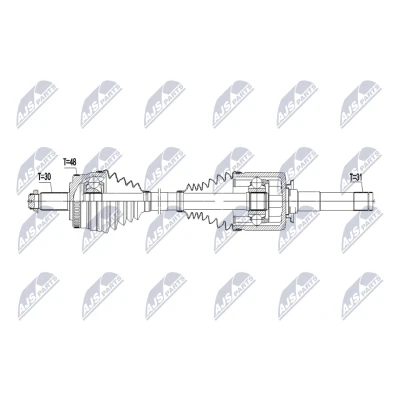 Kuva Vetoakseli NTY NPW LR 055