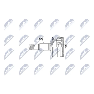 Kuva Vetoakselin nivelsarja NTY NPZ DW 035