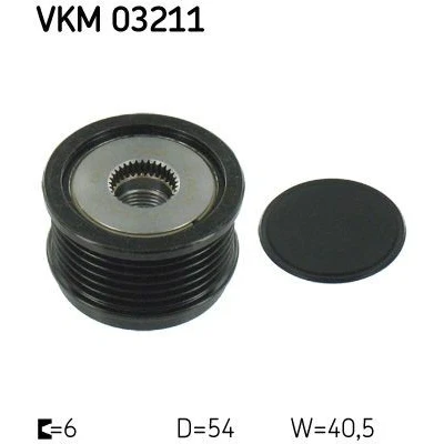 Kuva SKF VKM 03211 Laturin Vapaakytkin 40,5