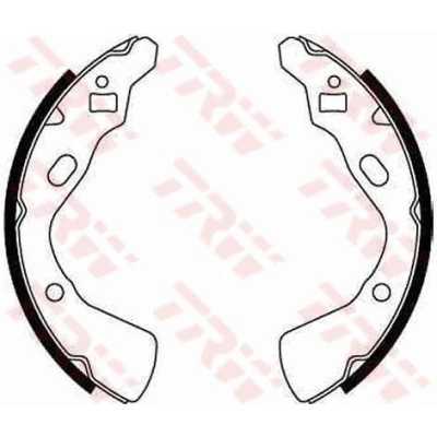 Kuva TRW GS8519 Jarrukengät 170 25 AKEBONO MAZDA: 121 I Hatchback