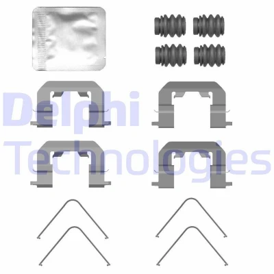 Kuva DELPHI LX0771 Tarvikesarja, Jarrupala KIA: CARENS 4