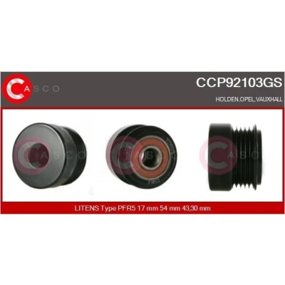 Kuva CASCO CST40146AS Starttimoottori 12V 1,40kW 10 CPS0145 M8 74mm TOYOTA: Avensis Verso, Carina E Sedan