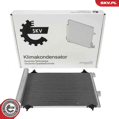 Kuva ESEN SKV 86SKV104 Ilmastoinnin Lauhdutin Vedenerottimella Alumiini 560mm PEUGEOT: 307 Hatchback, SW