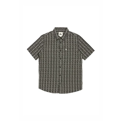Kuva Quiksilver Street WAY MIT Kurzen ÄRMELN Vapaaajan kauluspaita, Koko: Large, Black