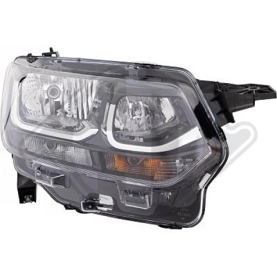 Kuva DIEDERICHS 6696080 Ajovaloumpio Oikea H7/H1, W21/5W Halogeeni Oikeanpuoleiselle liikenteelle TOYOTA: Proace II Van