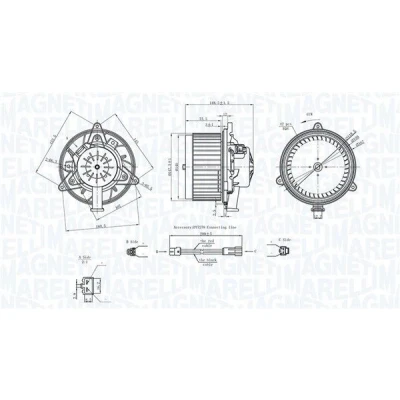 Kuva MAGNETI MARELLI 069412742010 Lämmityslaitteen Puhallin