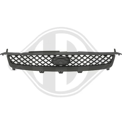 Kuva DIEDERICHS Priority Parts 1404140 Etusäleikkö tummanharmaa FORD: FIESTA 5, 5 Van