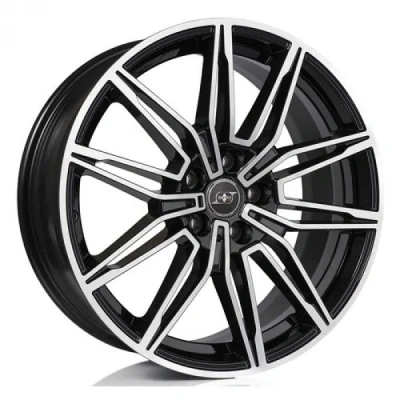 Kuva Infiny Individual Welt Light Shiny Black Machined Face 8/19 5/112 ET30 B66