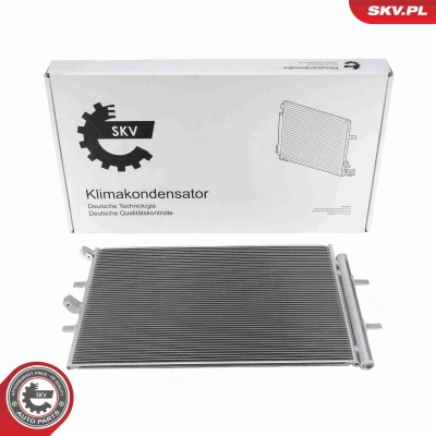 Kuva ESEN SKV 86SKV110 Ilmastoinnin Lauhdutin Vedenerottimella Alumiini 841mm FORD: Transit Custom V362 Van, Mk7 Tourneo Bussi