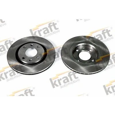 Kuva KRAFT 6045920 Jarrulevyt 266, 266,0 20,5 4 Tuuletettu CITROËN: Xsara Picasso, Farmari, Hatchback, PEUGEOT: 206 306 Sedan