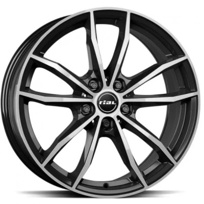 Kuva Rial X12X Diamond Black Polish 9x20 5/112 ET38 B66.6