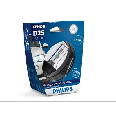 Kuva Xenon lamppu PHILIPS WhiteVision gen2 D2S P32d 2 BMW, ROVER, HONDA, LAND VOLVO, SUBARU, ALPINA, SUZUKI, SAAB, RENAULT, INFINITI, SEAT,