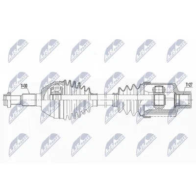 Kuva Vetoakseli, Etuakseli, oikea CHEVROLET CAPTIVA, OPEL ANTARA A OE 25946579, 4802979, 4819409