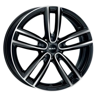 Kuva MAK Oxford Black Machined Face 7x16 5/112 ET52 B66.6