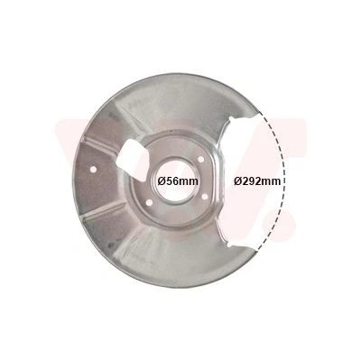 Kuva VAN WEZEL 2754374 Jarrukilpi Taka akseli, oikea MAZDA: 6 Farmari, Hatchback, Sedan