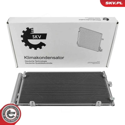 Kuva ESEN SKV 86SKV419 Ilmastoinnin Lauhdutin Vedenerottimella Alumiini 642mm