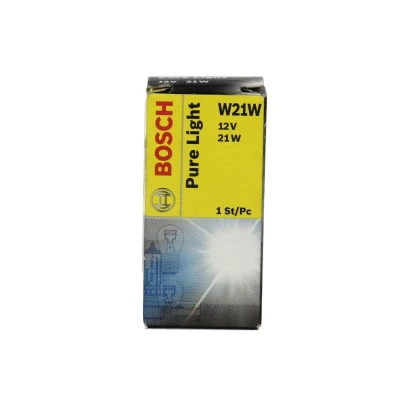 Kuva BOSCH 1 987 302 251 Polttimo, Vilkkuvalo 12 21 W21W Takana HONDA: CIVIC 8 Hatchback, 7 CR V 3, TOYOTA: Yaris II Hatchback