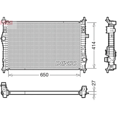Kuva DENSO DRM21104 Jäähdytin 650 432 27 CITROËN: C4 Grand Picasso 2