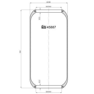 Kuva FEBI BILSTEIN 45887 Metallipalje, ilmajousitus