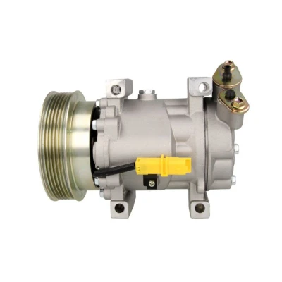 Kuva NRF 32744 Ilmastoinnin Kompressori SD6V12 12 PAG 46 R 1234yf, 134a kompressoriöljyllä, Tiivisterenkaalla EASY FIT NISSAN: Qashqai / Qashqai+2 I
