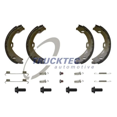 Kuva TRUCKTEC AUTOMOTIVE 02.35.204 Käsijarrukengät Taka akseli MERCEDES BENZ: E sarja T modell