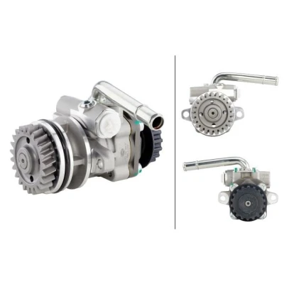 Kuva HELLA 8TL 359 000 241 Ohjaustehostimen Pumppu Hydraulinen 110 23 Pyörimissuunta vastapäivään VOLKSWAGEN: Transporter 5, Multivan 5 (7HM