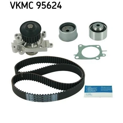 Kuva SKF VKMC 95624 Vesipumppu + Jakohihnasarja 154 VOLVO: S40 I, V40 Farmari, MITSUBISHI: Carisma Sedan, Pajero Pinin, Hatchback