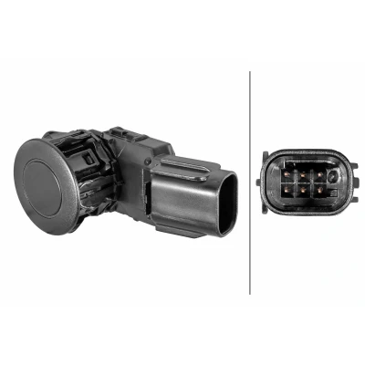Kuva HELLA 6PX 358 269 311 Peruutustutka Anturit Taakse, vasen, oikea Ultraäänitunnistin TOYOTA: Land Cruiser Prado 150