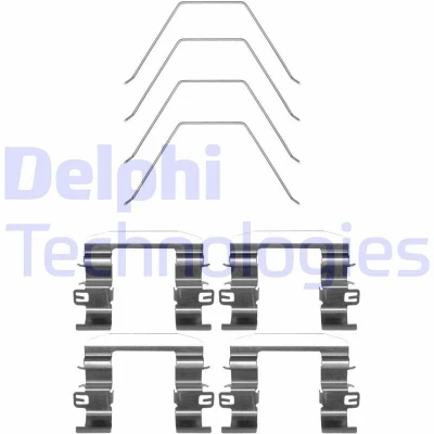 Kuva DELPHI LX0669 Tarvikesarja, Jarrupala FORD: S Max Mk2
