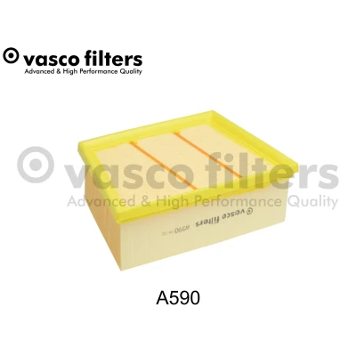 Kuva DAVID VASCO A590 Ilmansuodatin 70mm 217mm 162mm suorakulmainen (rectangular) Suodatinpanos FORD: Transit Custom V362 Van, Courier Van