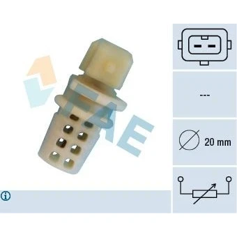 Kuva Tunnistin, imuilman lämpötila Mitsubishi, Opel, Renault, Volvo OE 0836402, 09109683, 30804940