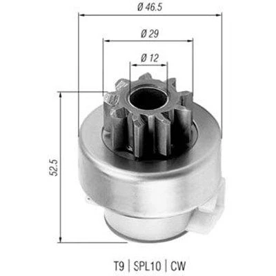 Kuva MAGNETI MARELLI 940113020325 Hammaspyörä, käynnistys