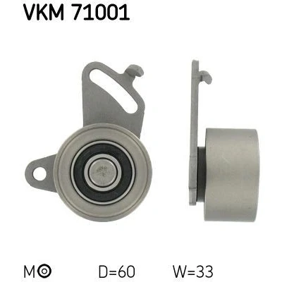 Kuva SKF VKM 71001 Kiristysrulla, Hammashihnat