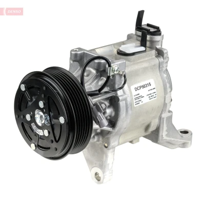 Kuva DENSO DCP50315 Ilmastoinnin Kompressori SCSA08H 12V ND 12 R1234yf, R134a magneettikytkimellä