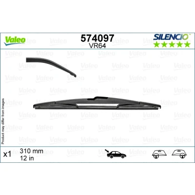 Kuva Pyyhkijänsulka Valeo 574097 310mm Takana KIA: cee‘d I Farmari, SORENTO 3, Sportage III, HYUNDAI: ix35, i30 III Hatchback