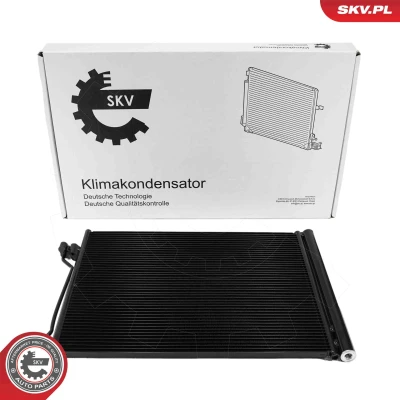 Kuva ESEN SKV 86SKV409 Ilmastoinnin Lauhdutin Vedenerottimella Alumiini 636mm