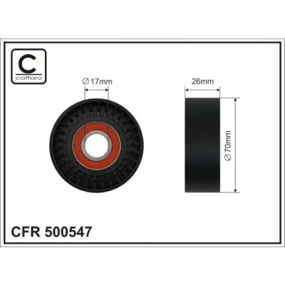 Kuva Kiristysrulla, moniurahihna CAFFARO 500547