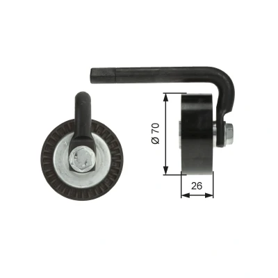 Kuva GATES FleetRunner Micro V Kit T39012 Kiristysrulla BMW: 3 Touring, Sedan, Coupe