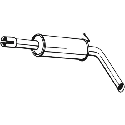 Kuva Keskiäänenvaimentaja SEAT IBIZA IV, SC ST SKODA FABIA III, Kombi VW POLO V, Van OE 6C0253209K, 6C0253209N