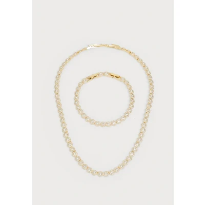 Kuva Swarovski Una Gold Coloured Set 5720506