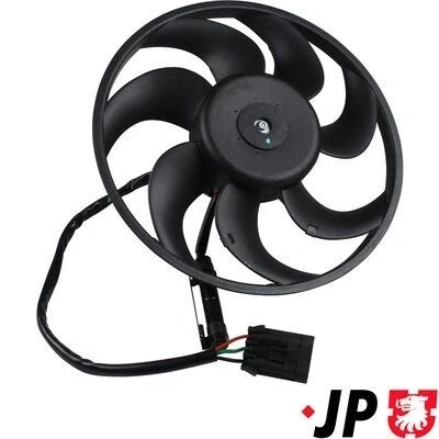 Kuva JP GROUP 1299100300 Jäähdyttimen Tuuletin 312 132 Jäähdytystuulettimen kehällä
