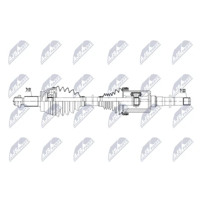 Kuva Vetoakseli NTY NPW JG 010