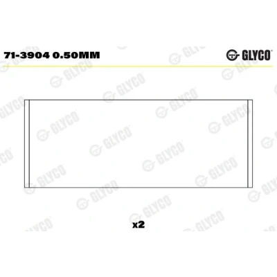 Kuva Kiertokangen laakeri GLYCO 71 3904 0.50MM